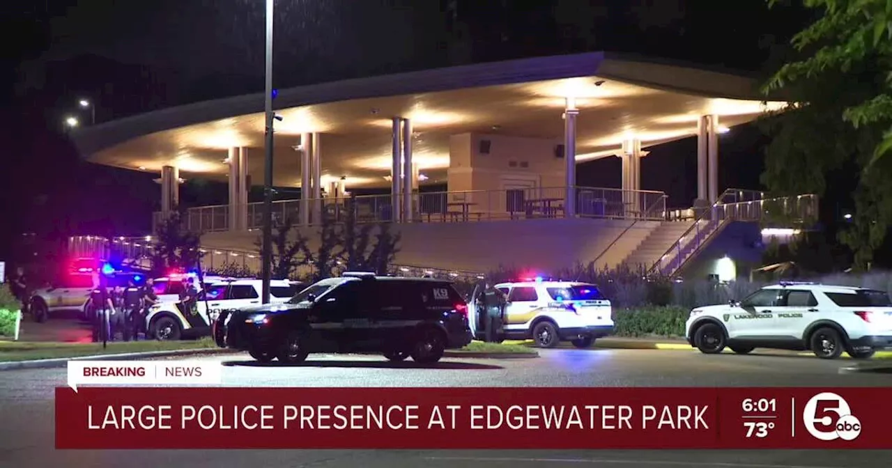 Police swarm Edgewater Pavilion Thursday night