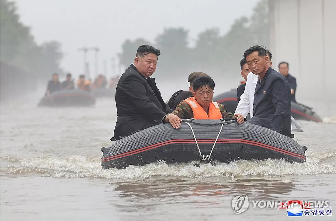 김정은, 수해관련 첫 대남 반응…'적은 변할수 없는 적'