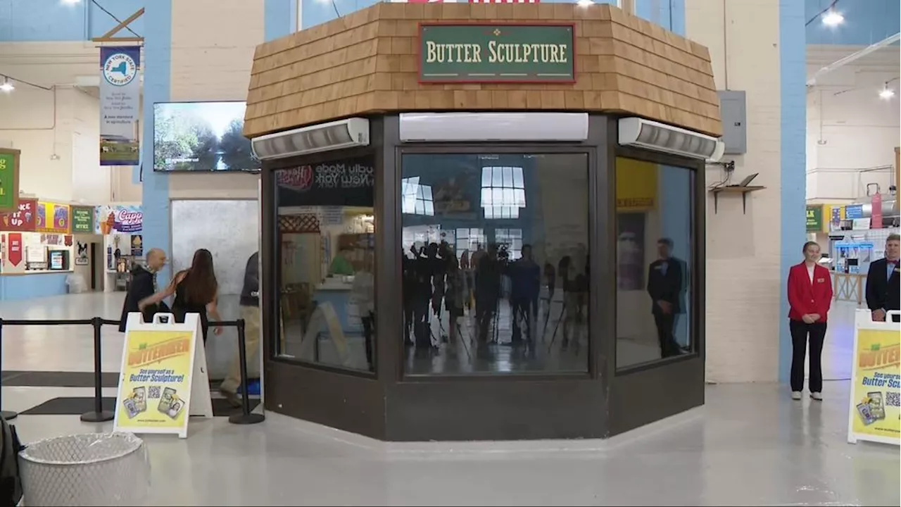 New York State Fair unveils annual butter sculpture celebrating dairy sustainability