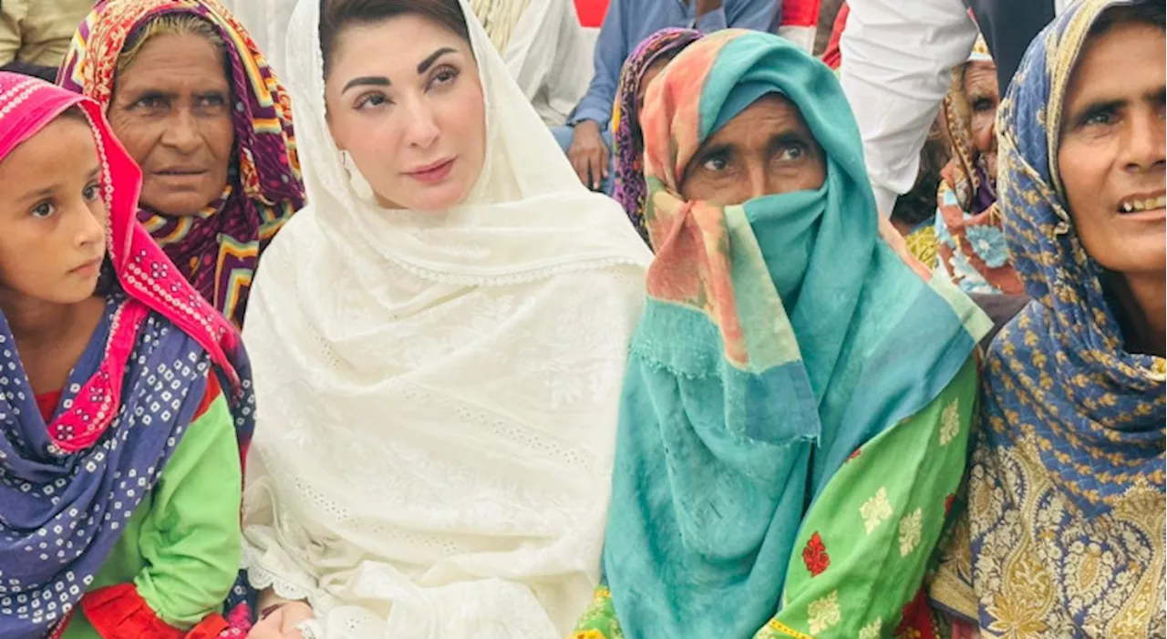 CM Maryam Nawaz reaches Rajanpur to review relief activities for flood victims