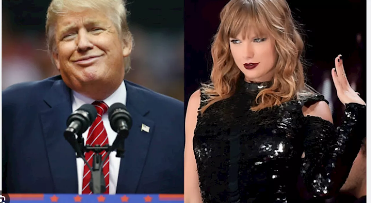 Trump shares doctored images showing Taylor Swift support