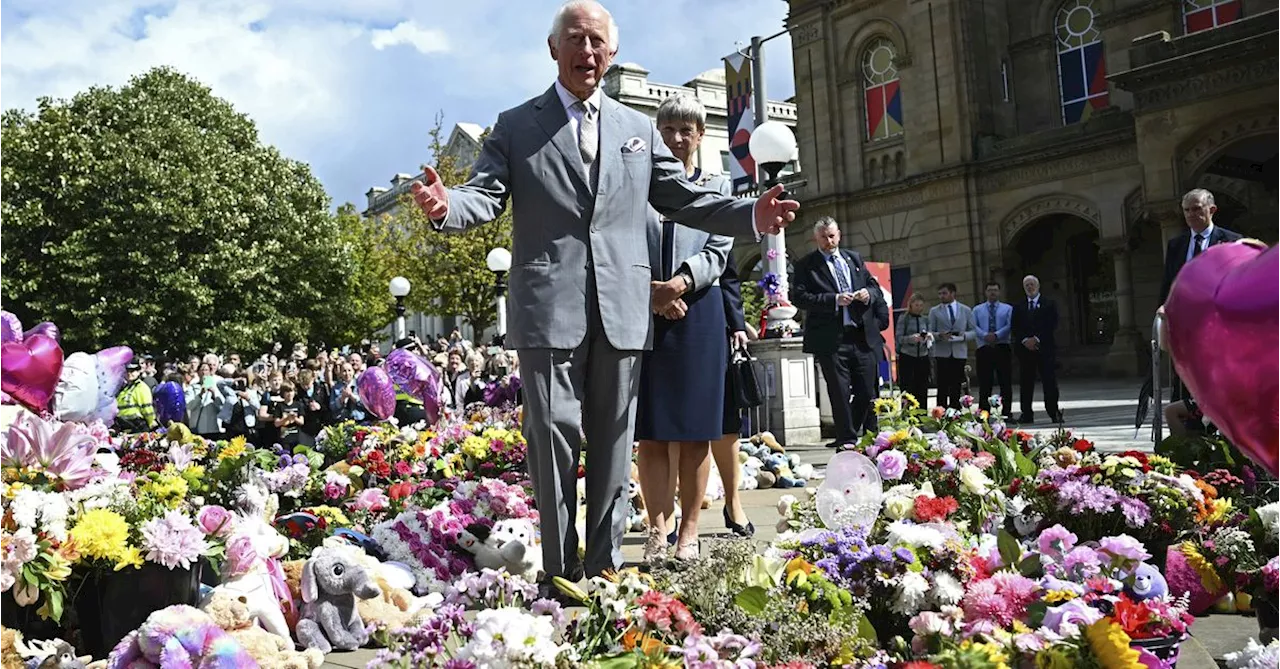 King Charles visits Southport after dance class stabbing