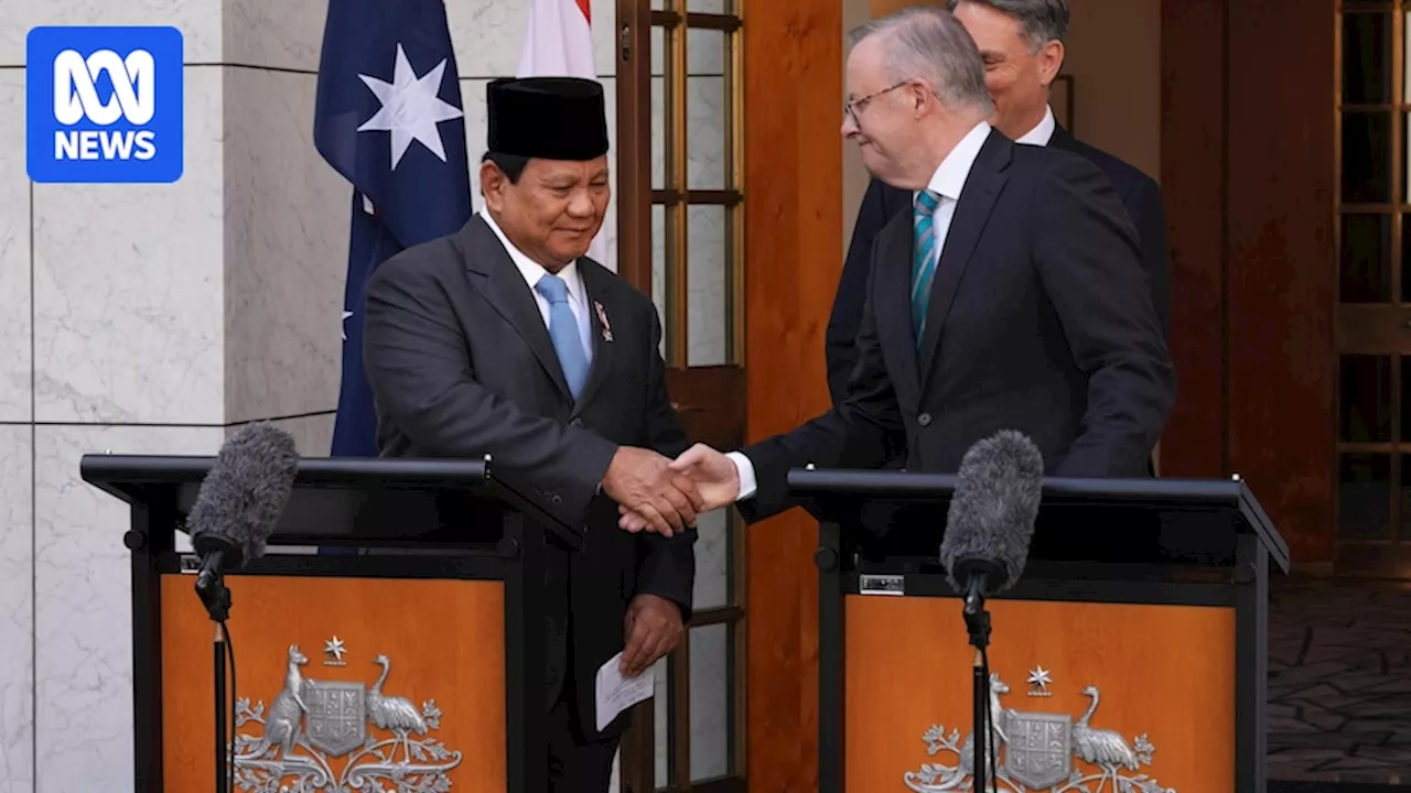 Australia and Indonesia finalise upgraded defence agreement during incoming president's visit