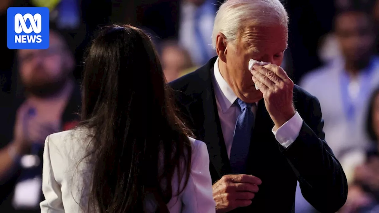 Joe Biden and Hillary Clinton lead speeches as Kamala Harris appears at Democratic National Convention — as it happened