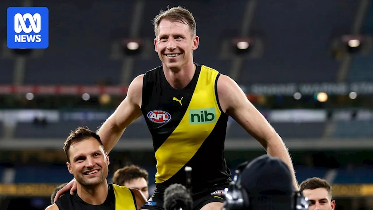 Richmond premiership hero Dylan Grimes joins Dustin Martin in retirement after persistent back injury