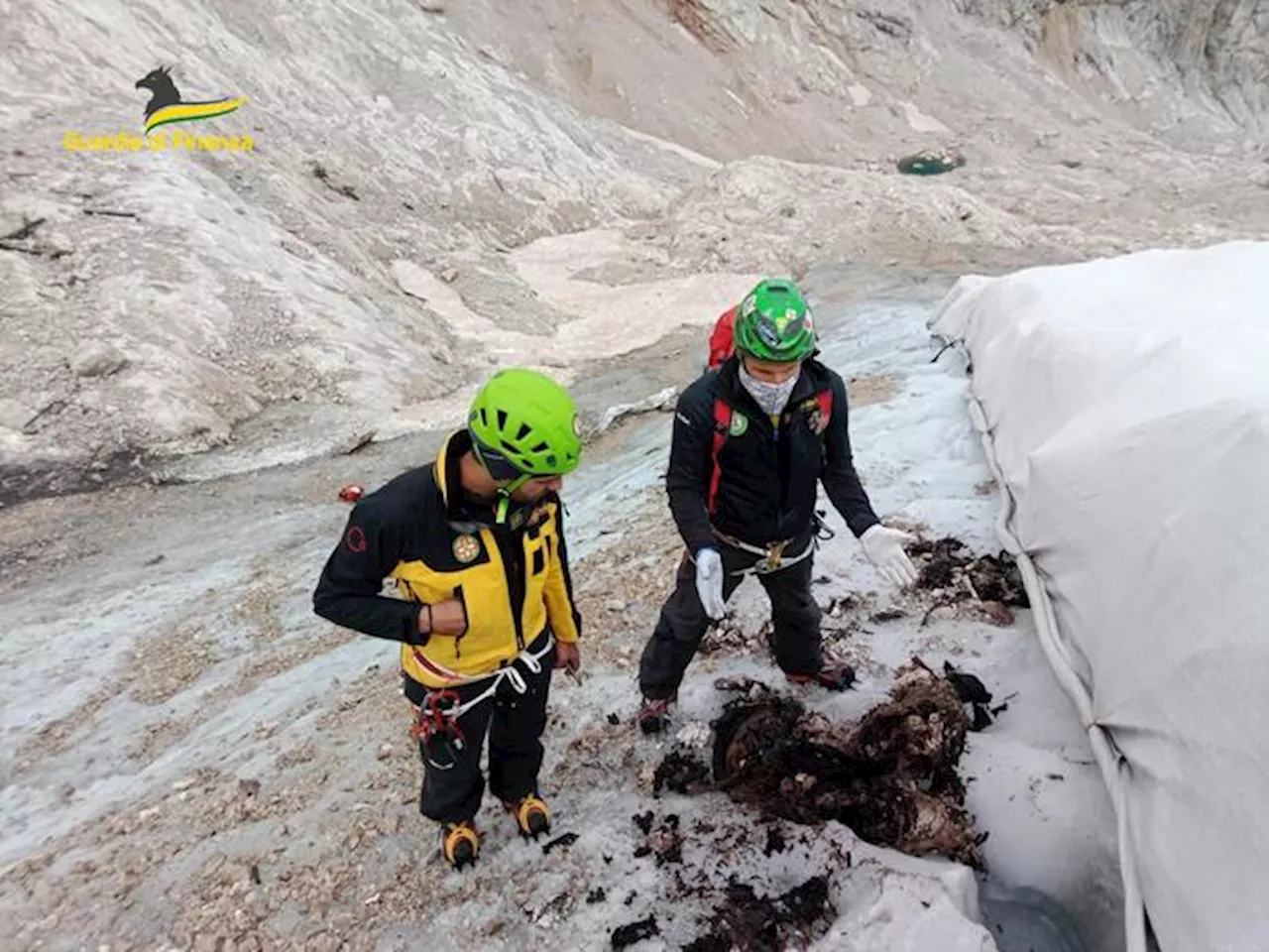 Dalla Marmolada due corpi della Grande Guerra