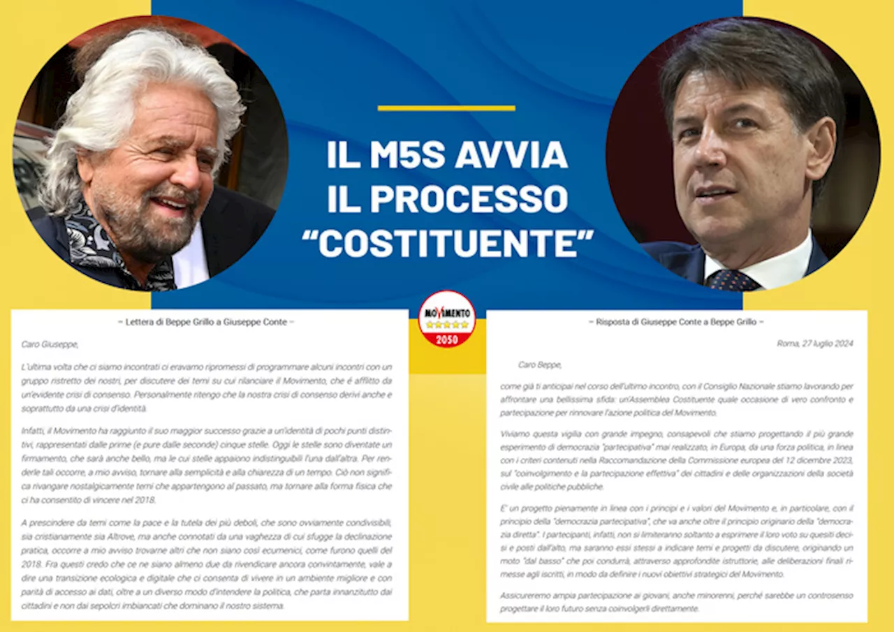 Grillo, io garante e custode dei valori fondamentali del M5s