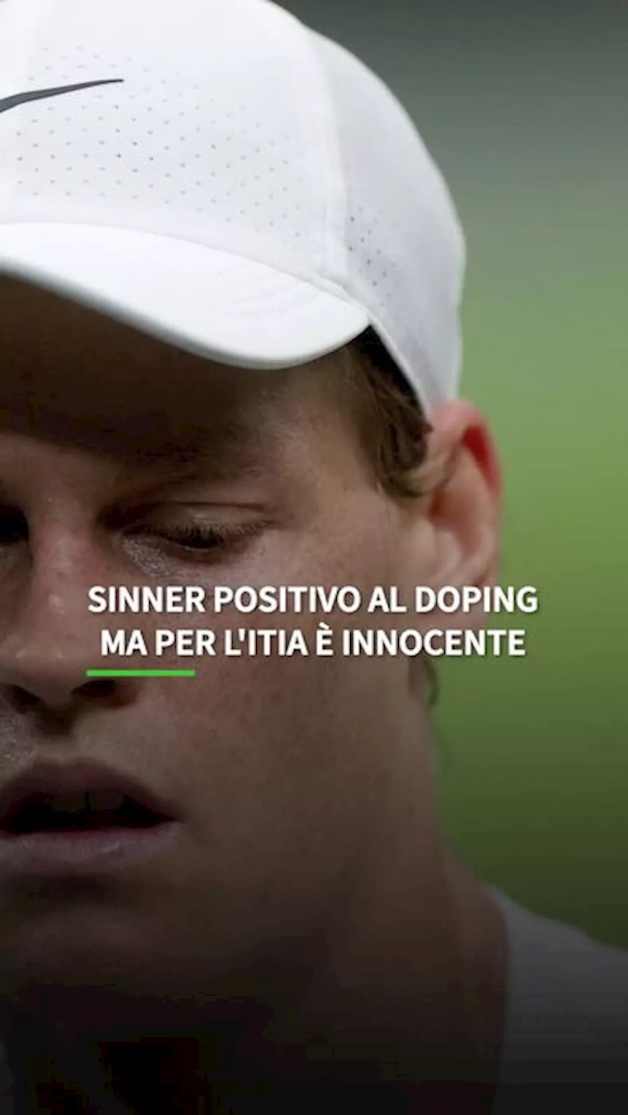 Sinner positivo al doping ma per l'Itia e' innocente