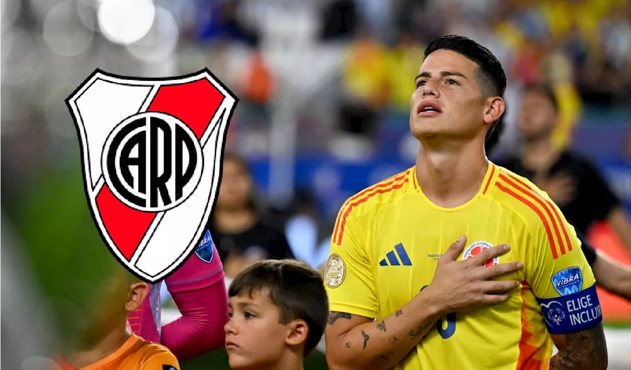 El mensaje de James que descartaría su llegada a River Plate