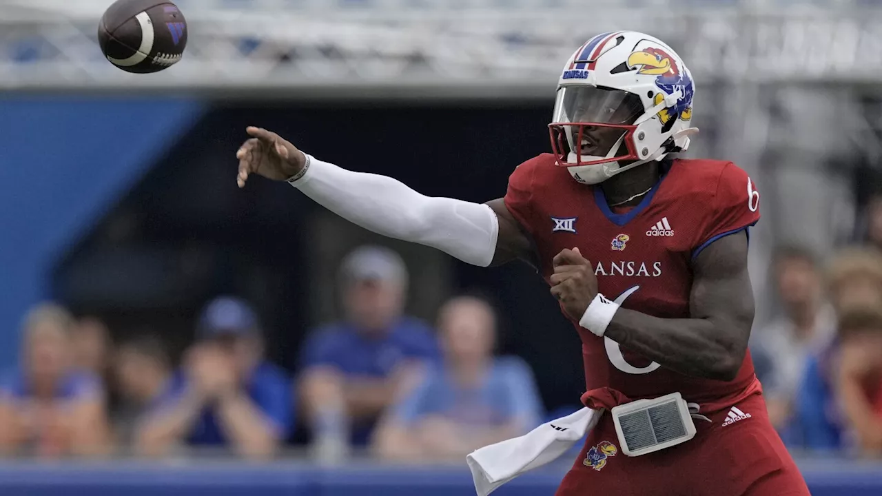 After series of injuries, Jalon Daniels to start at QB for No. 22 Kansas in season opener next week