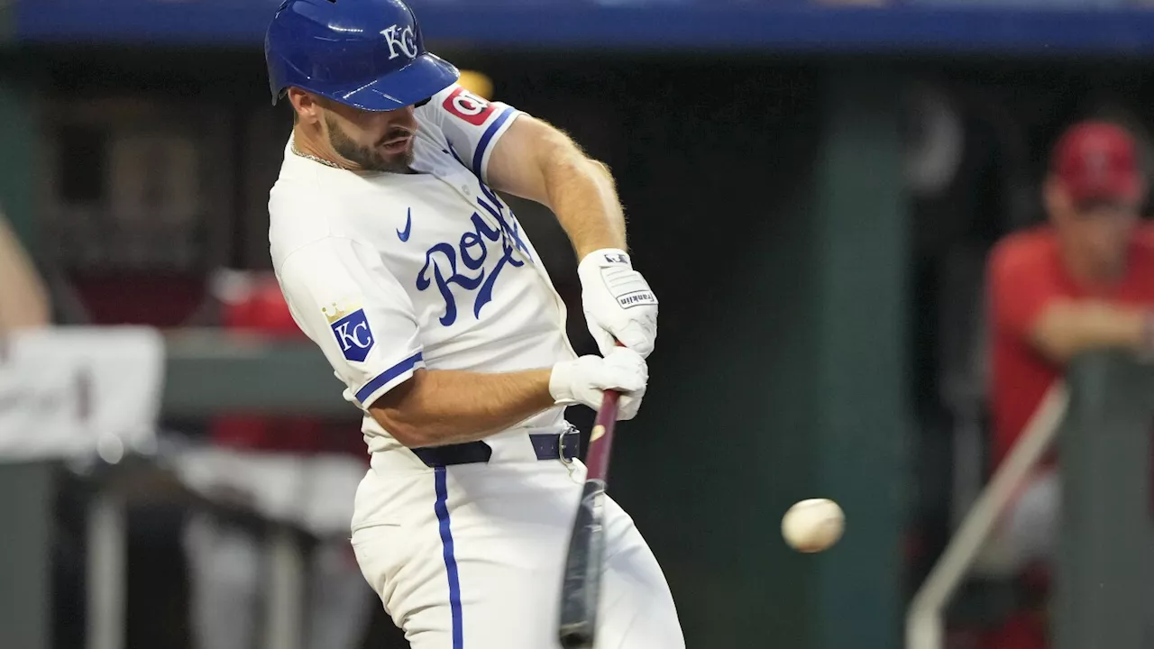 DeJong hits 2-run shot, Lugo tosses 7 strong innings as Royals beat Angels 5-3 for 5th straight win