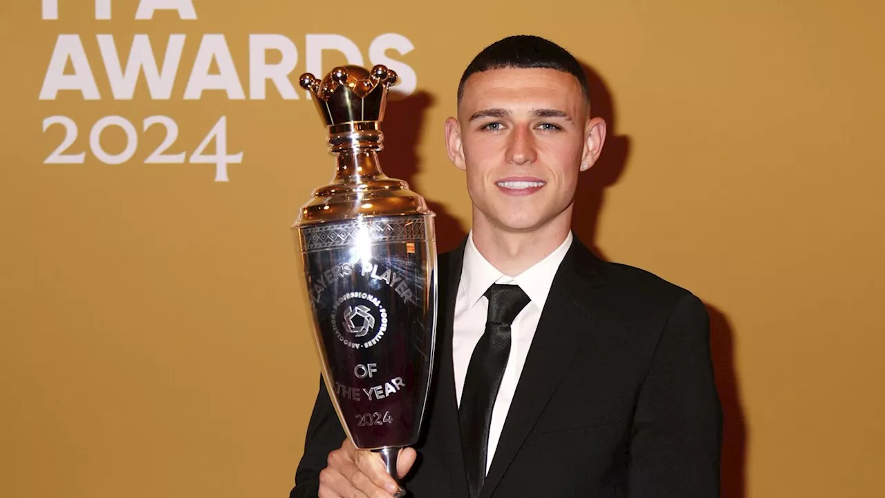 Man City's Phil Foden and Khadija Shaw voted PFA's player of the year in English soccer