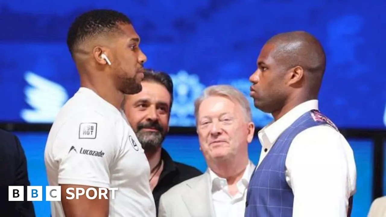 Joshua vs Dubois: Date, ringwalk time, undercard and how to follow heavyweight title fight at Wembley