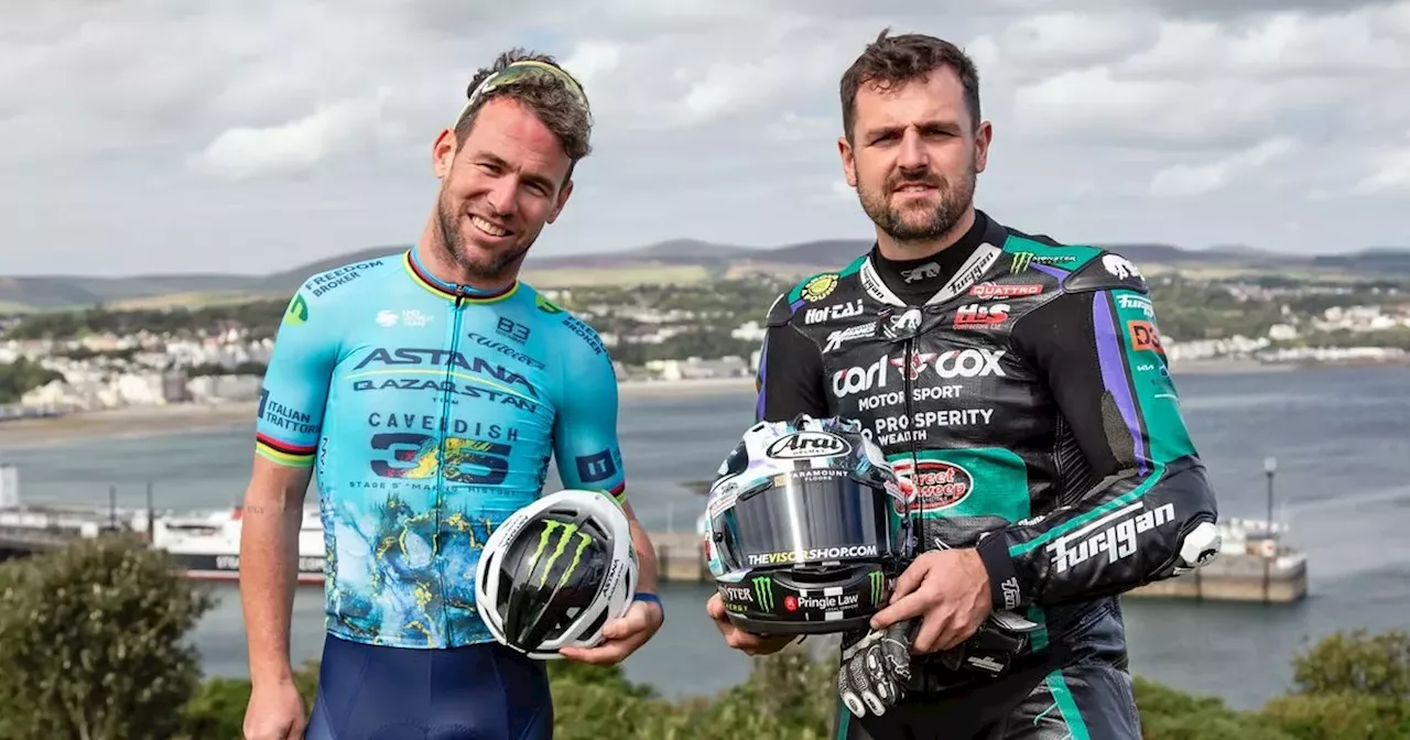 GOATs unite as Michael Dunlop meets Tour de France legend