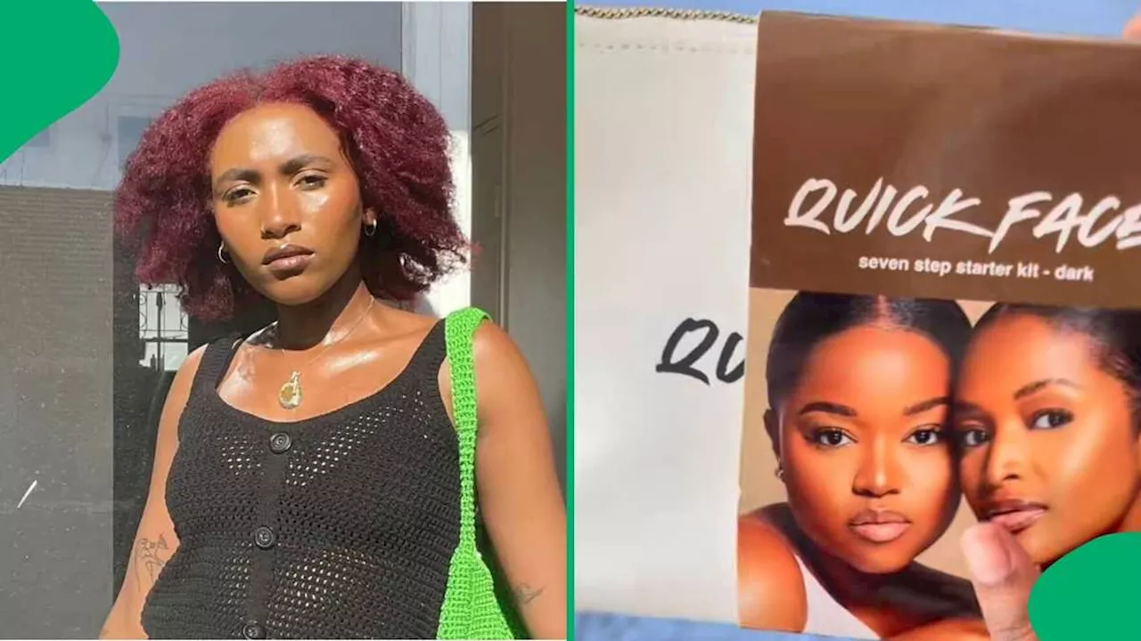 Johannesburg Woman Unboxes Her QuickFace 7-Step Makeup Kit, Viral Video Gives SA Chest Pains