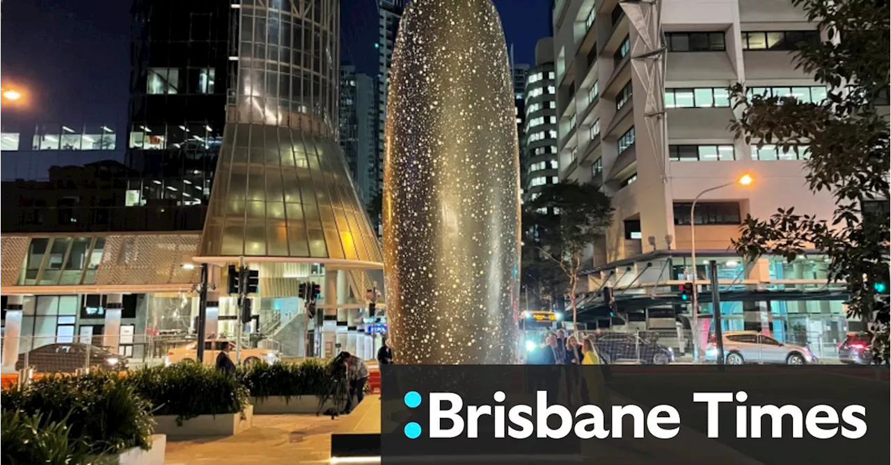 Sculpture lights up Queen’s Wharf ahead of phased opening