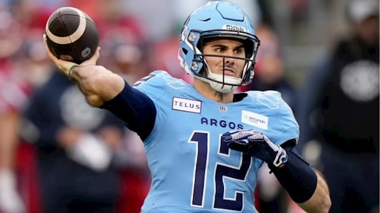 Argos QB Kelly to start Thursday after returning from suspension