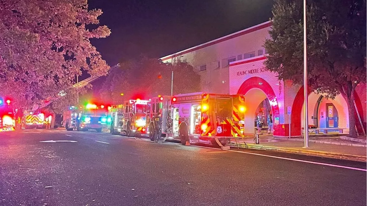 Kealing Middle School closes for repairs after late-night fire damages building