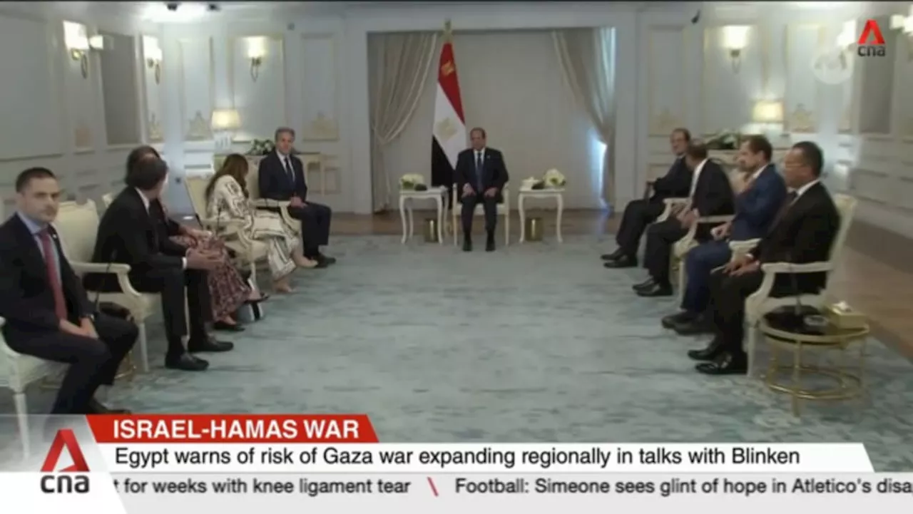 Israel-Hamas war: Antony Blinken in Egypt to seek progress towards Gaza ceasefire deal