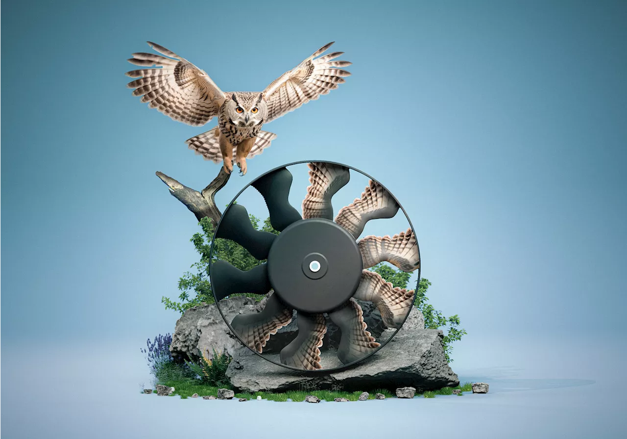 Owl-Inspired “Bionic” Fan For EVs Reduces Fan Noise 50% While Improving Efficiency 10%