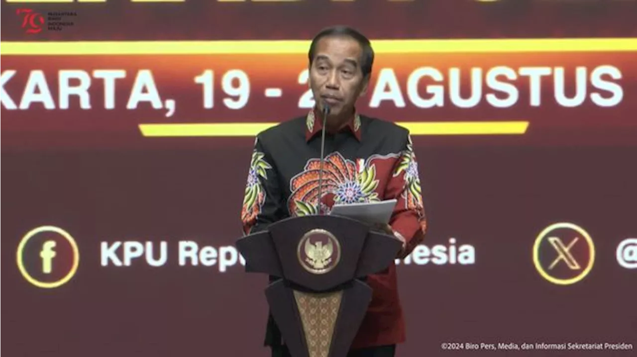 Jokowi Puji KPU Sukses Selenggarakan Pilpres dan Pileg Tahun 2024