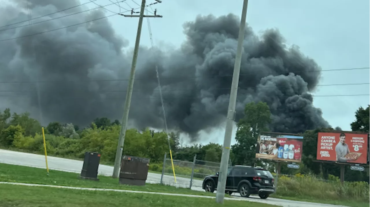 Fire at Barrie, Ont. recycling facility doused