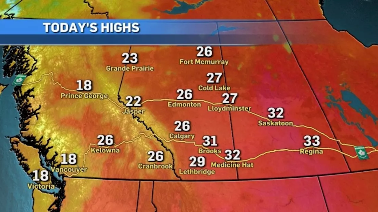 Warm and windy Tuesday in Calgary ahead of a cool and wet Wednesday