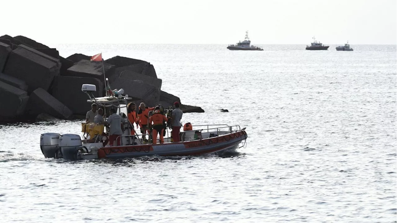 12-minute search shifts resume for 6 from sunken yacht off Sicily, including tech giant Mike Lynch