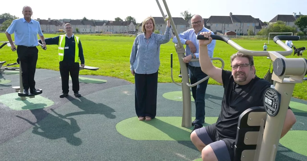 New free outdoor gym opens in Lanarkshire village