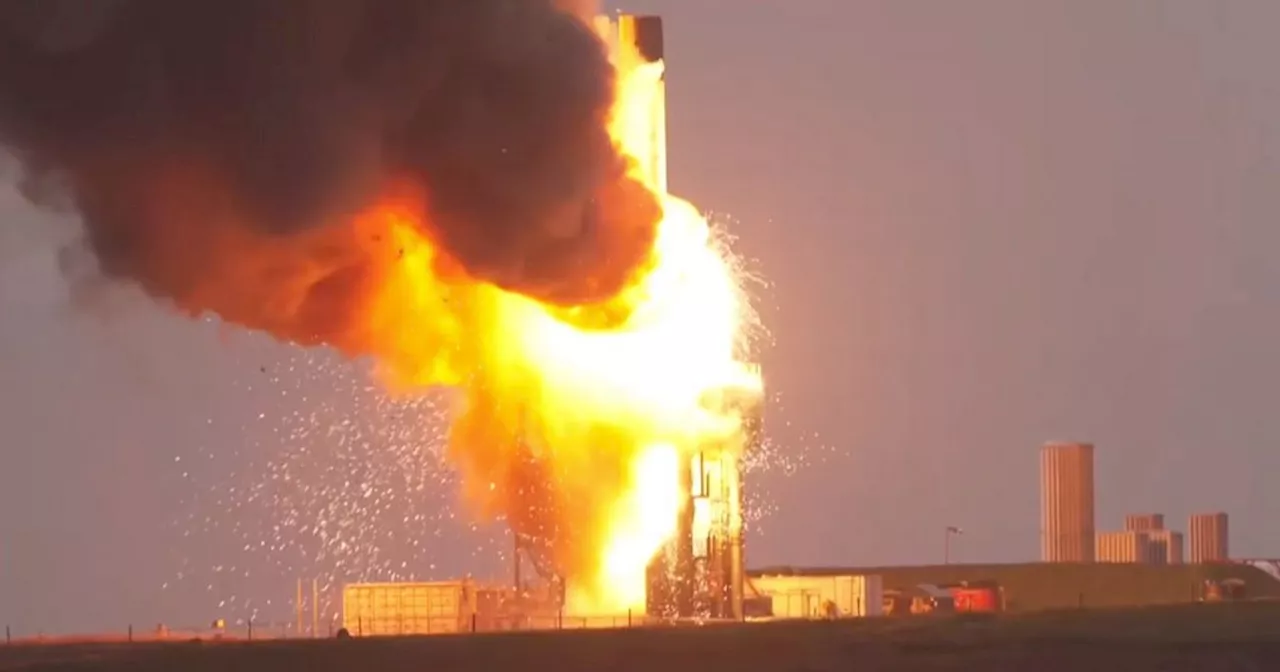 Shetland spaceport rocket explodes in ball of flames seconds after test launch