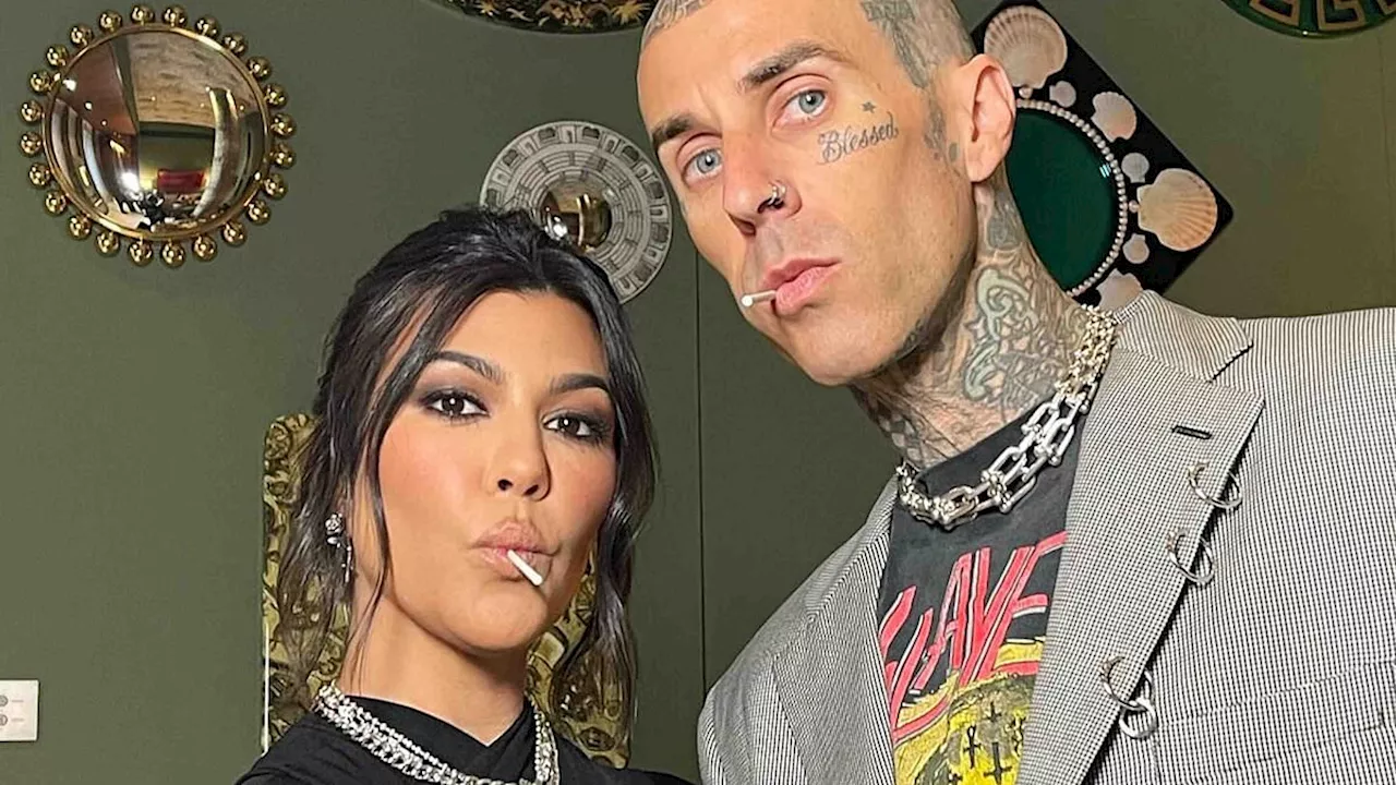 Kourtney Kardashian shares loved up throwback snaps with husband Travis Barker in Milan