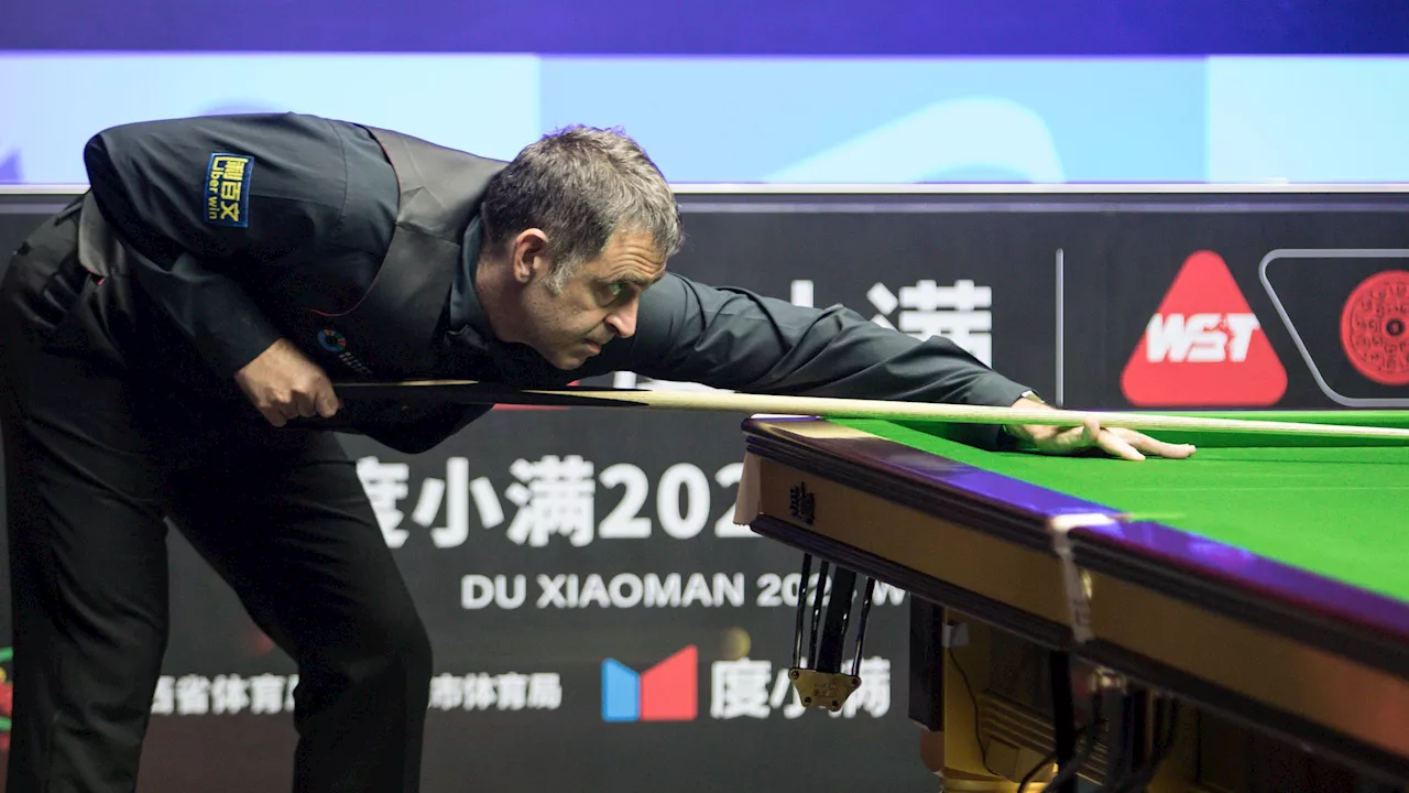 Xi'an Grand Prix: Ronnie O'Sullivan gerät über Atmosphäre ins Schwärmen - 'Man fühlt sich wie an einem Filmset'