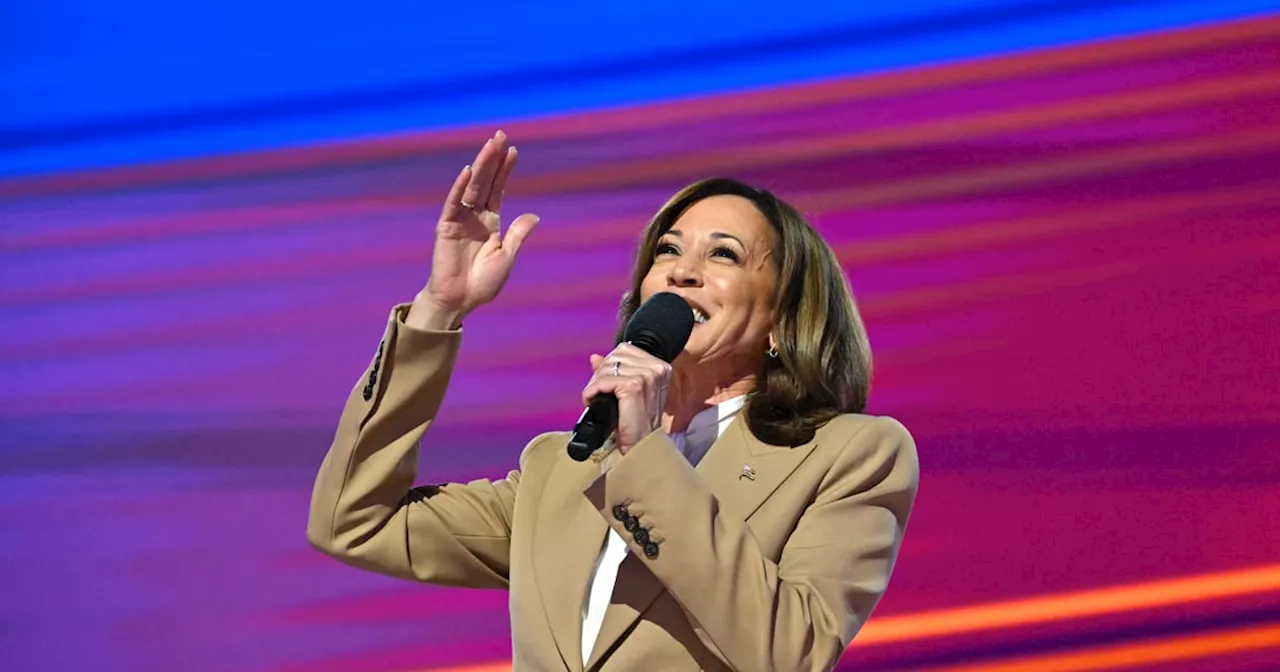 Harris hails Biden in surprise Democratic convention appearance