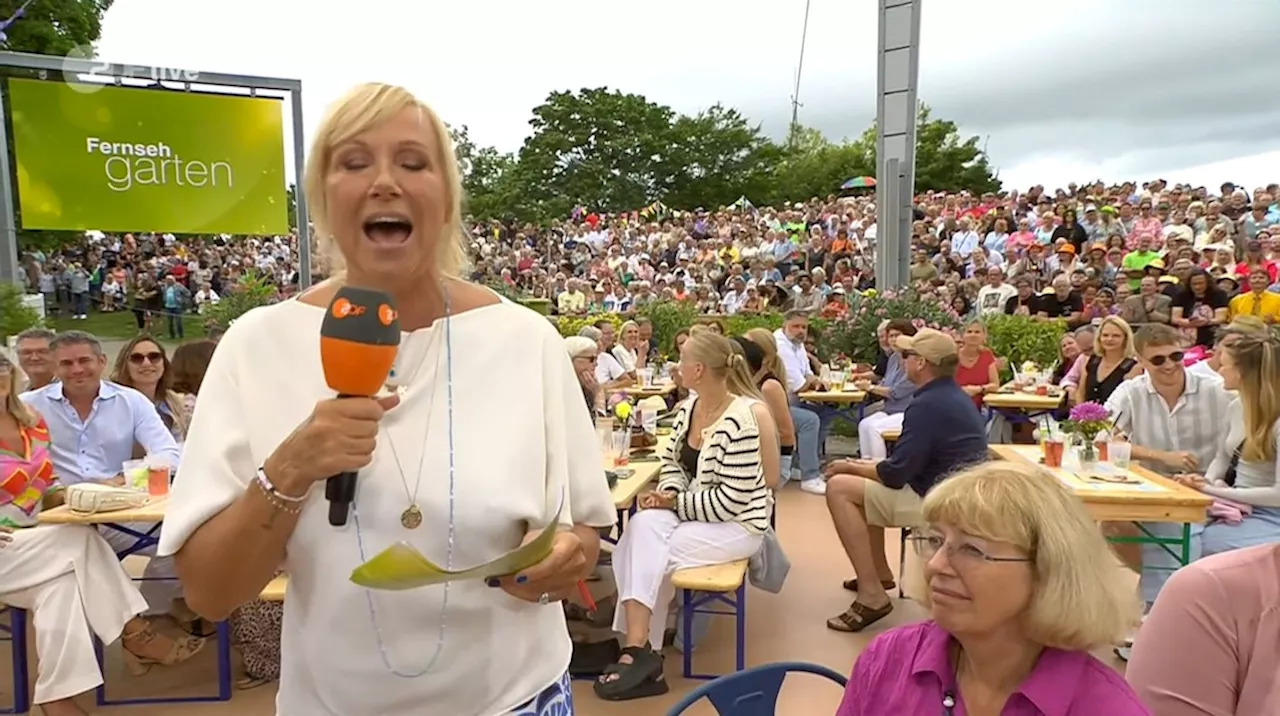 Lets-Dance-Star sorgt für Gänsehaut im Fernsehgarten