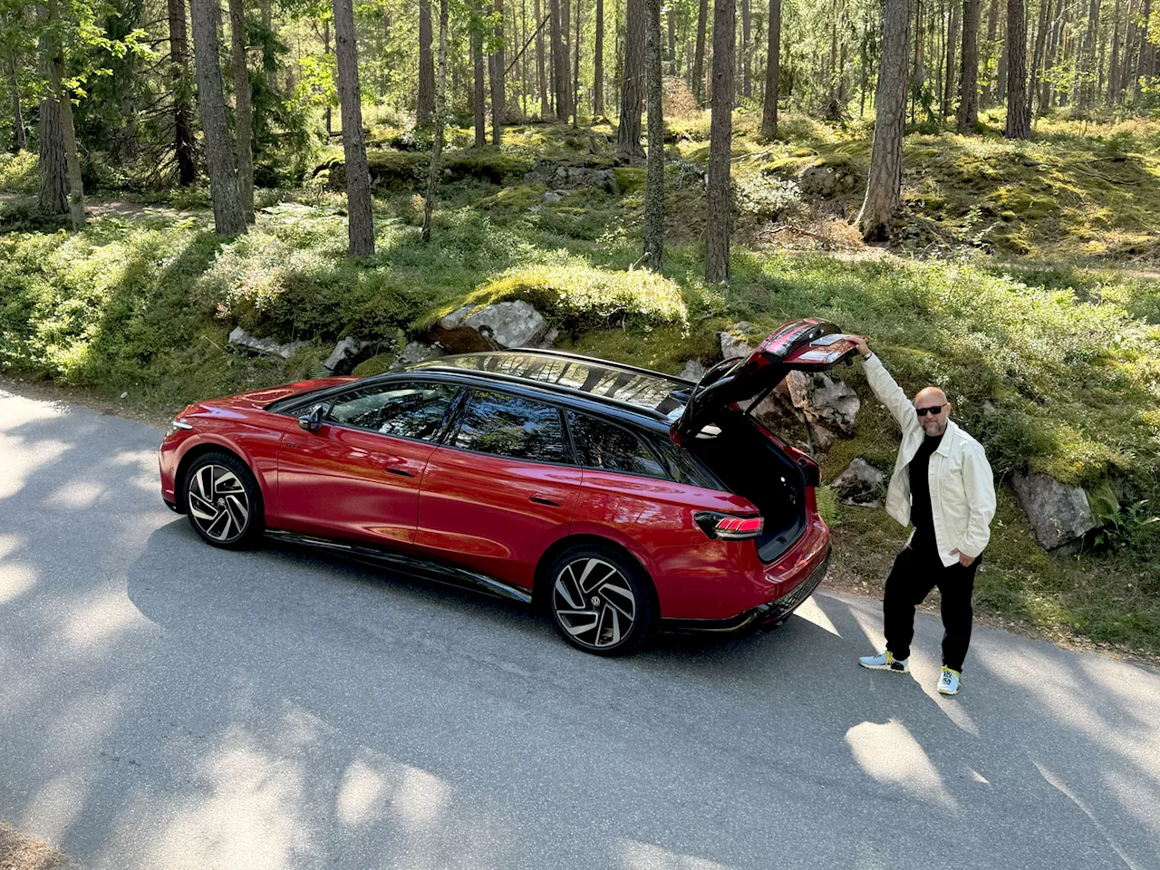 Vi har kört Volkswagen ID.7 Tourer GTX. Precis lagom bra på det mesta!