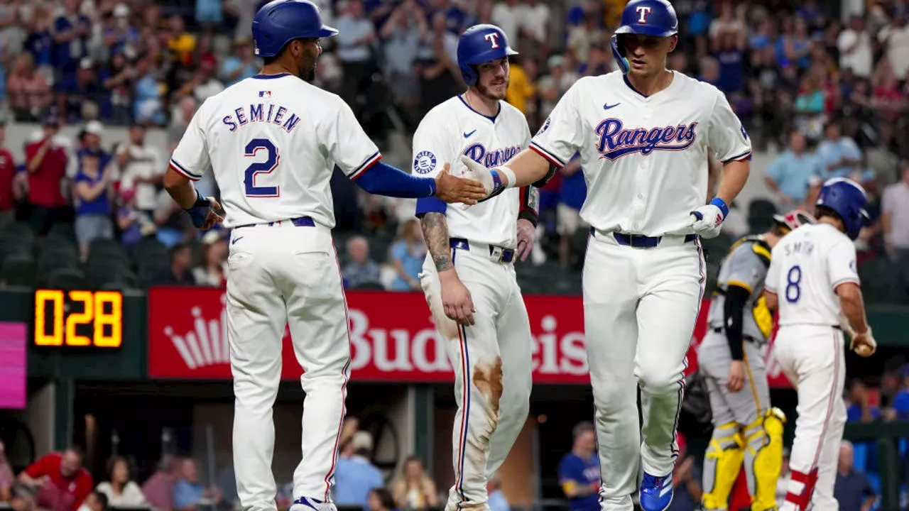 Corey Seager homers twice as the Texas Rangers beat the Pittsburgh Pirates 4-3