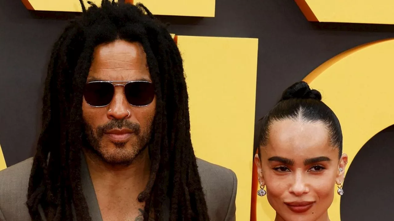 Lenny Kravitz begleitet Tochter Zoë: Stylische 'Blink Twice'-Premiere in London