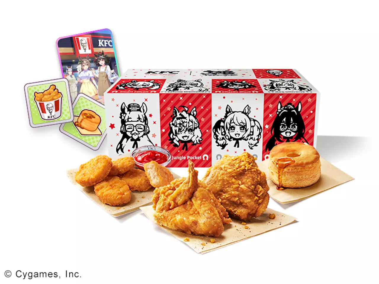 ウマ娘×KFCコラボ「ウマ娘と今日、ケンタッキーにしない？スペシャルセット」がKFC ネットオーダーで8月24日より期間限定発売