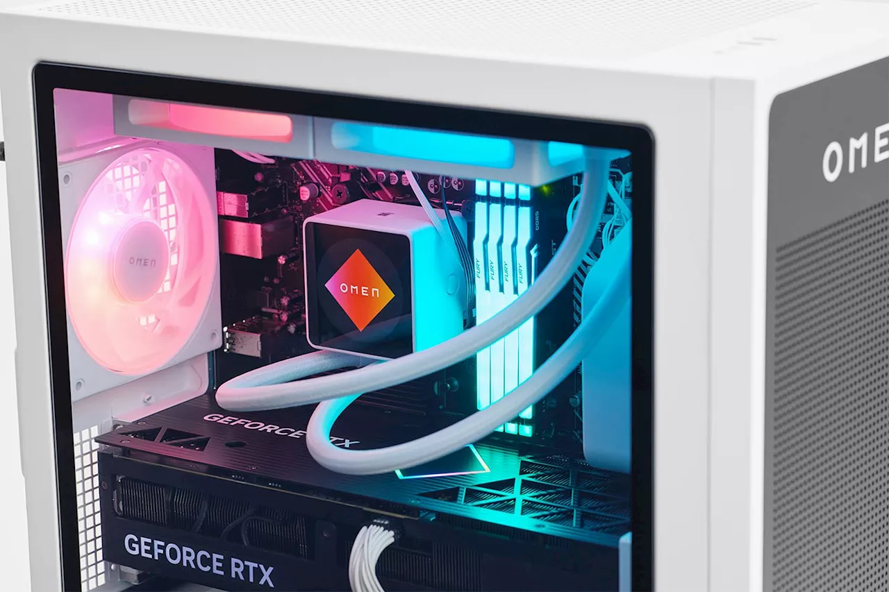 HP Turns the Omen Desktop Into a Meme Machine With a Screen on Its CPU Cooler