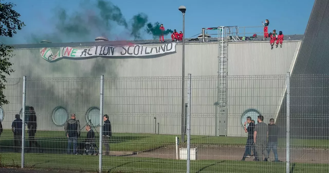 Palestinian protesters jailed for Glasgow weapons factory demo that caused £1m in damages