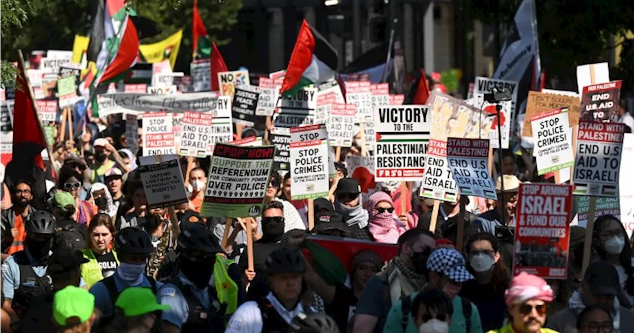 Democratic convention protesters say Harris must ‘earn’ their votes on Gaza