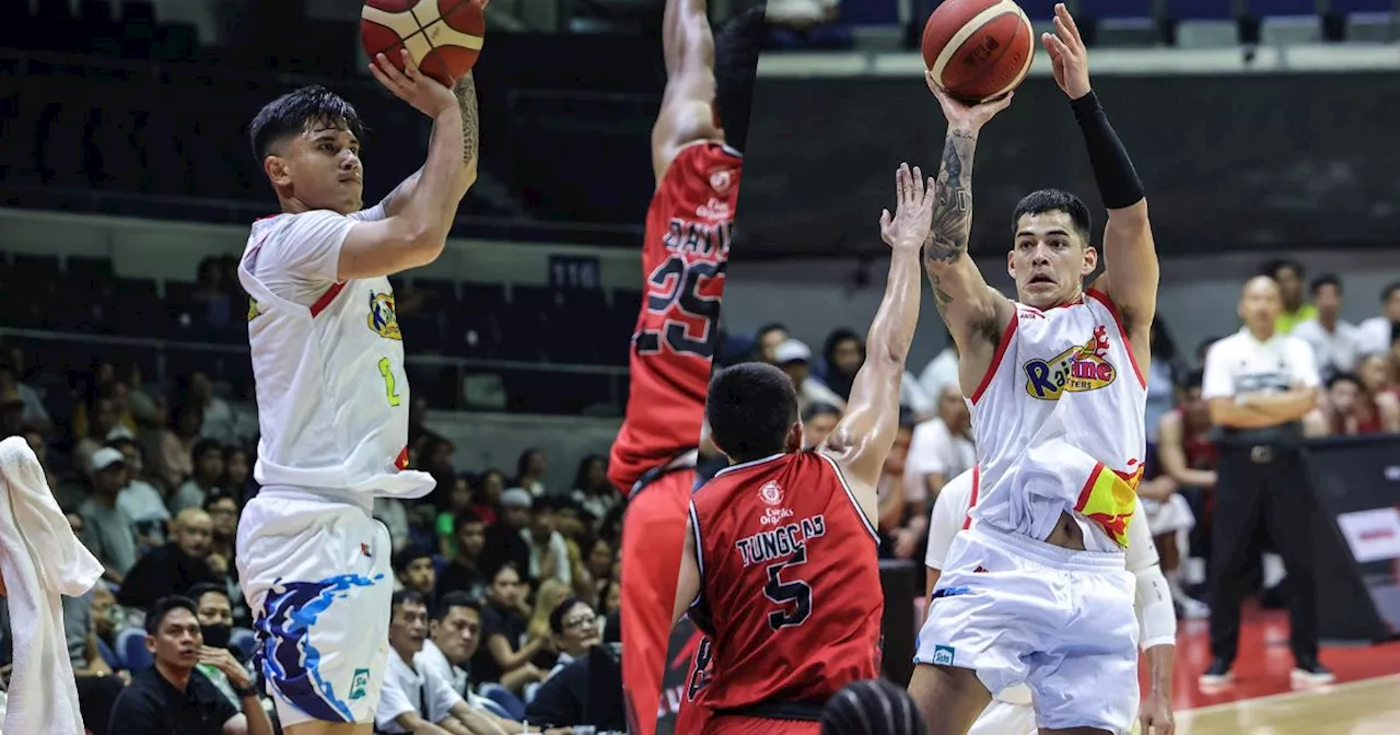 PBA: Rookies Caelan Tiongson, Felix Lemetti star as Rain or Shine downs Blackwater