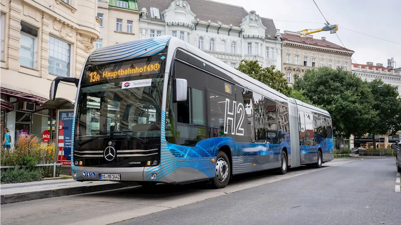 Kräftig! Wiener Linien testen nun neuen Wasserstoffbus