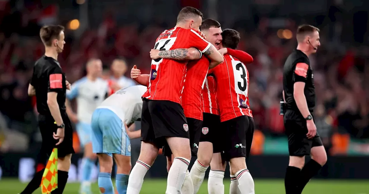 FAI Cup quarter-final draw in full as Derry to face Shelbourne