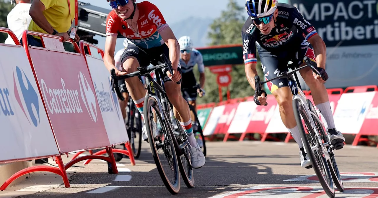 Primoz Roglic takes red jersey after fourth stage of Vuelta a Espana