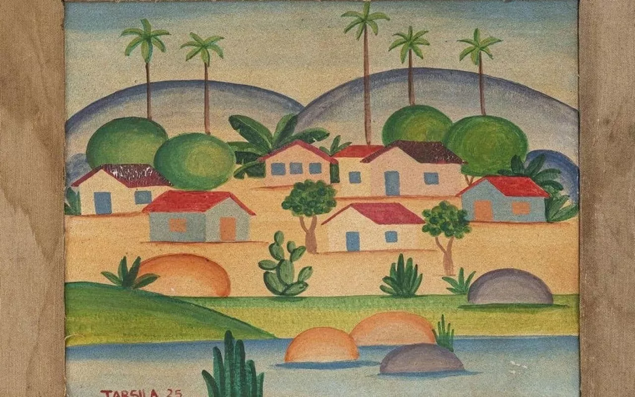 Quadro de Tarsila do Amaral é descoberto quase 100 anos depois da pintura