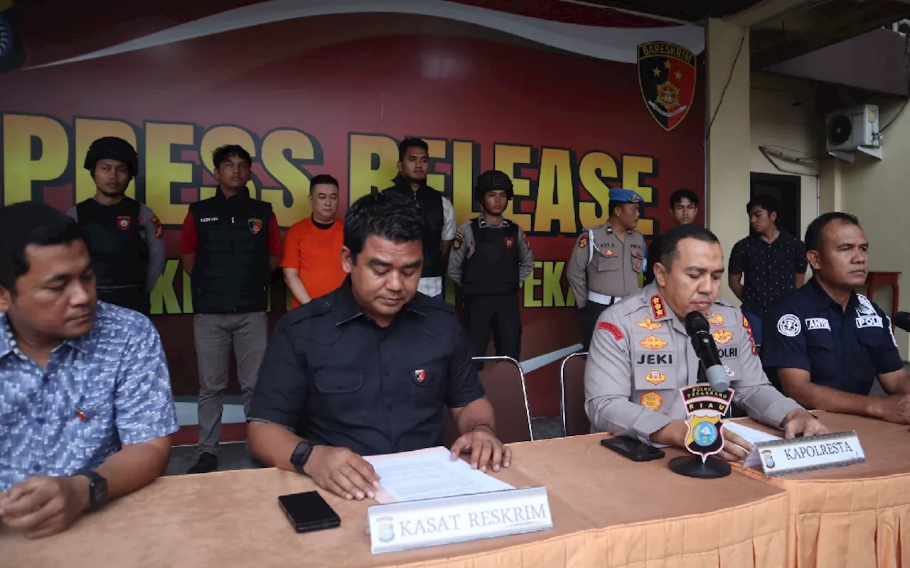 Polisi Tahan Pengusaha TV Kabel yang Aniaya Istri Sendiri di Pekanbaru