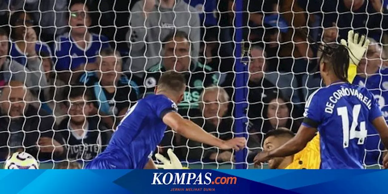 Hasil Leicester City Vs Tottenham Hotspur, Lahirnya Gol Ke-137 Jamie Vardy