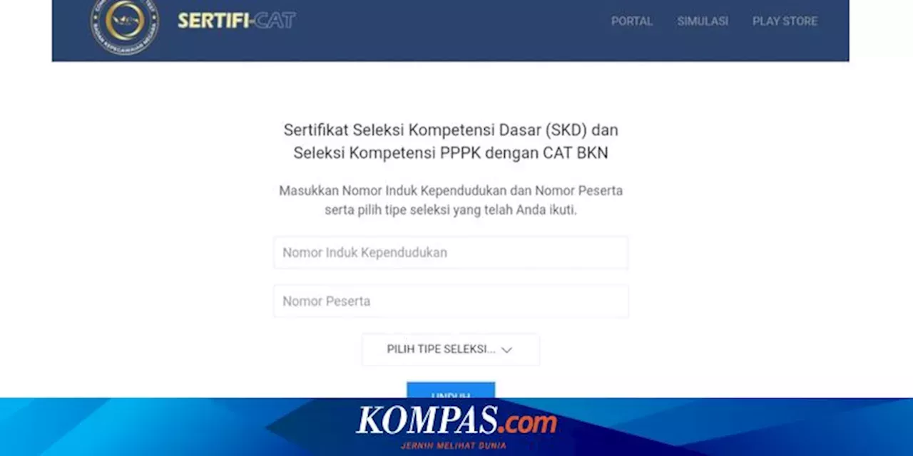 Seleksi Kompetensi Dasar Daftar CPNS 2024 Bisa Pakai Nilai SKD 2023