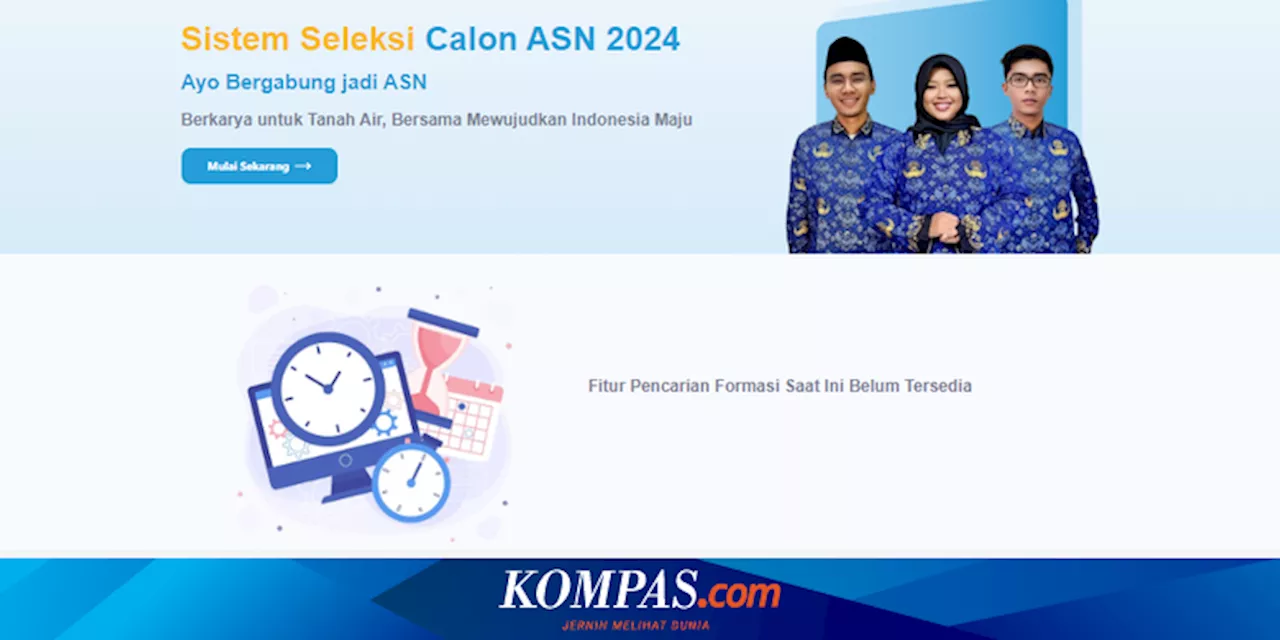 Link dan Cara Daftar CPNS 2024, Cek Formasi di sscasn.bkn.go.id